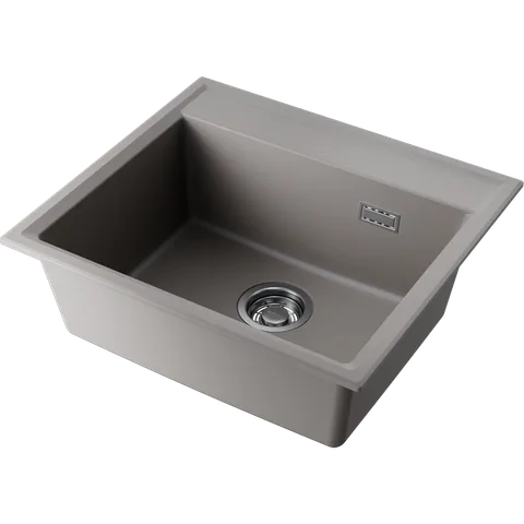 Omoikiri Daisen 57-GR Artgranit/leningrad grey