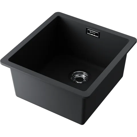 Omoikiri Kata 40-U-BL Artgranit/черный