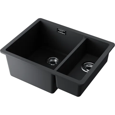 Omoikiri Kata 55-2-U-BL Artgranit/черный