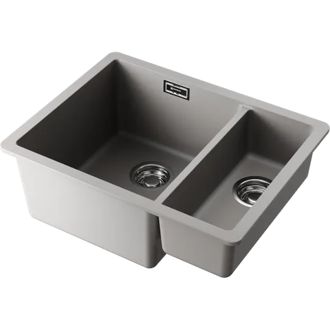 Omoikiri Kata 55-2-U-GR Artgranit/leningrad grey