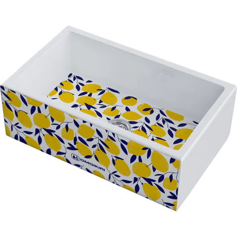 Omoikiri Mikura 76-Lemon Natceramic/белый
