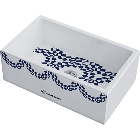 Omoikiri Mikura 76-Tokyo 2 Natceramic/белый