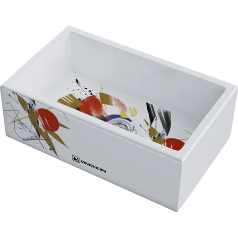 Omoikiri Mikura 76-Tokyo Natceramic/белый