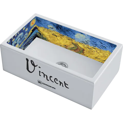Omoikiri Mikura 76-Vangogh Natceramic/белый