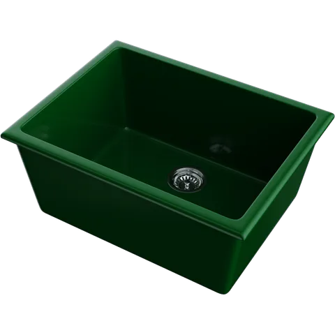 Omoikiri Okinoshima 61-U/I-RG Glossy Natceramic/royal green глянцевый