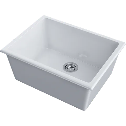 Omoikiri Okinoshima 61-U/I-WH Glossy Natceramic/белый глянцевый