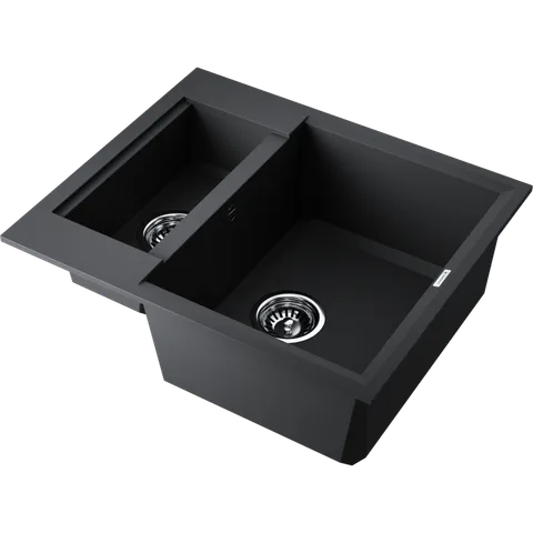 Omoikiri Sakaime 60-2-BL Tetogranit/черный