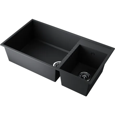 Omoikiri Tedori 85-2-U-BL Tetogranit/черный