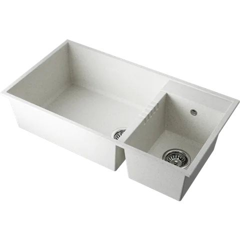 Omoikiri Tedori 85-2-U-WH Tetogranit/белый