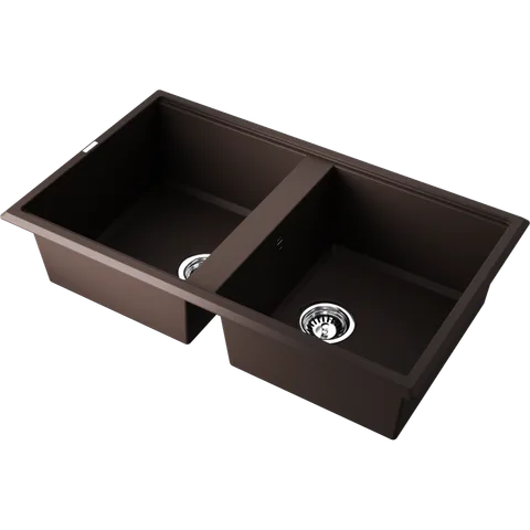 Omoikiri Tedori 86-2-DC Tetogranit/темный шоколад