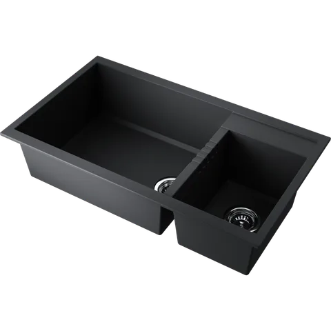 Omoikiri Tedori 86-2-LB-BL Tetogranit/черный