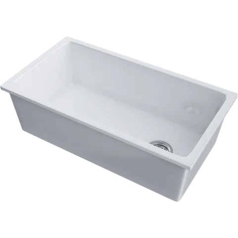 Omoikiri Tokara 88-U/I-WH Glossy Natceramic/белый глянцевый