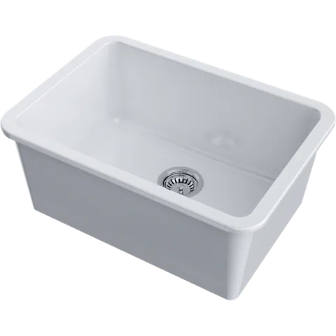Omoikiri Torishima 67-U/I-WH Glossy Natceramic/белый глянцевый
