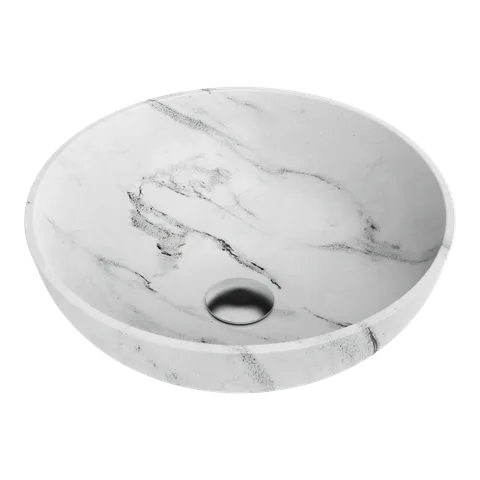 Omoikiri Hitomi-WH Marble Natceramic/WH Marble