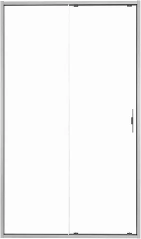 Душевая дверь Allen Brau Priority 120 3.32027.BA серебро браш
