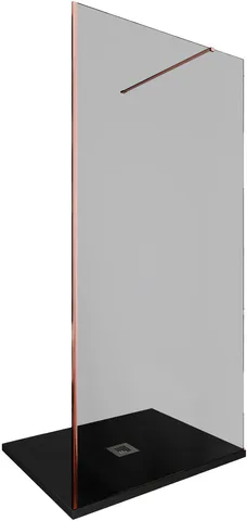 Душевая перегородка Allen Brau Infinity 1 100 3.21018.60.T медь браш