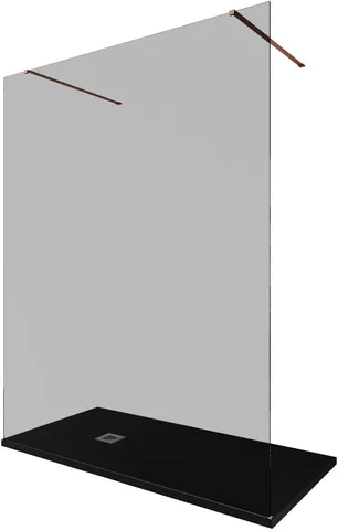 Душевая перегородка Allen Brau Infinity 2 160 3.21060.60.T медь браш