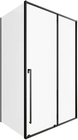 Душевой уголок Allen Brau Fantasy 130x90 3.11007.31 + 3.11013.31 черный матовый