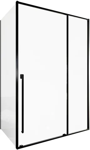 Душевой уголок Allen Brau Fantasy 140x80 3.11008.31 + 3.11012.31 черный матовый