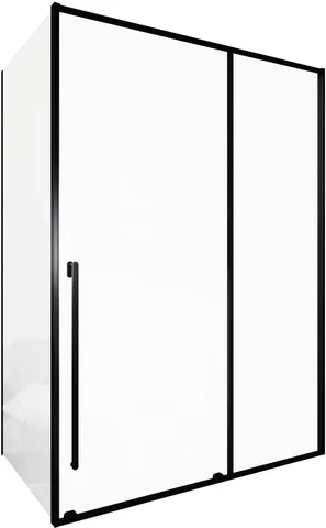Душевой уголок Allen Brau Fantasy 150x90 3.11009.31 + 3.11013.31 черный матовый