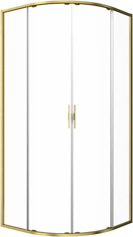 Душевой уголок Allen Brau Priority 100x100 3.32009.GB золото браш
