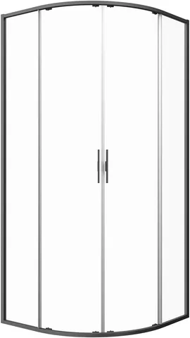 Душевой уголок Allen Brau Priority 100x100 3.32010.MG графит браш