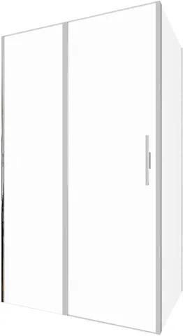 Душевой уголок Allen Brau Priority 120x90 3.31008.BA + 3.31017.BA серебро браш
