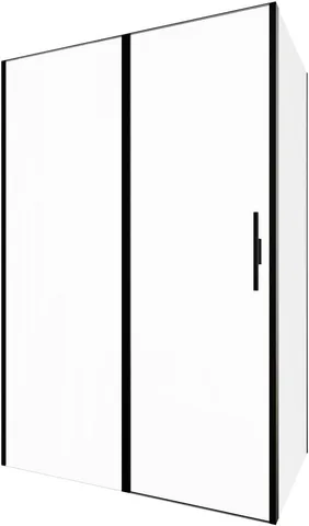 Душевой уголок Allen Brau Priority 140x100 3.31012.BBA + 3.31021.BBA черный браш