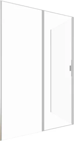 Душевой уголок Allen Brau Priority 140x90 3.31035.BA + 3.31044.BA серебро браш