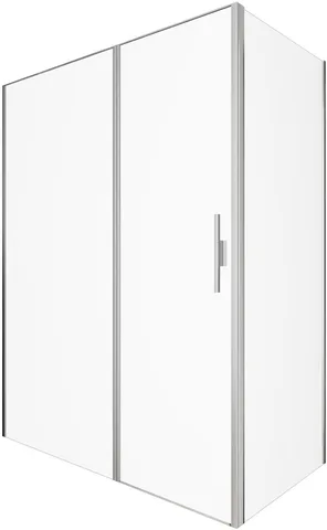 Душевой уголок Allen Brau Priority 160x80 3.31038.BA + 3.31041.BA серебро браш