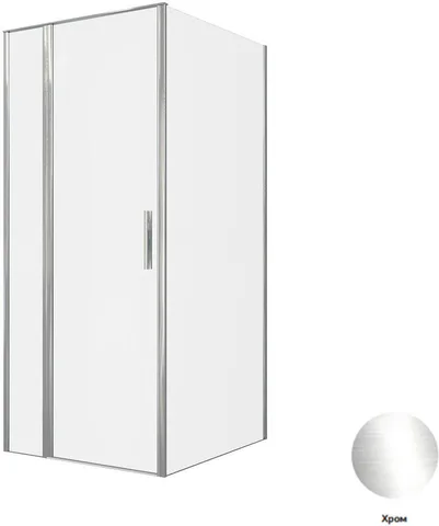 Душевой уголок Allen Brau Priority 90x100 3.31025.00 + 3.31046.00 хром