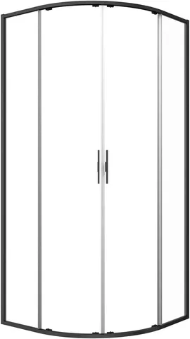Душевой уголок Allen Brau Priority 90x90 3.32003.BBA черный браш