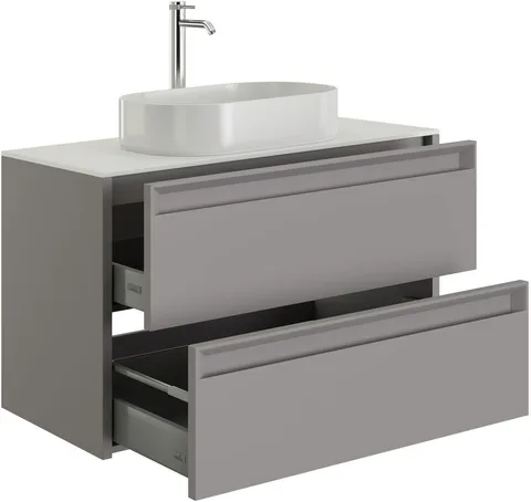 Тумба под раковину Allen Brau Fantasy 100 1.11003.PGM 2.0 платина матовый
