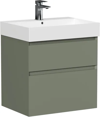 Тумба под раковину Allen Brau Infinity 60 1.210024.CGM олива матовый