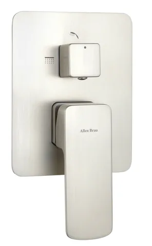 Смеситель для ванны Allen Brau Infinity 5.21014-BN (с внутренней частью) никель браш