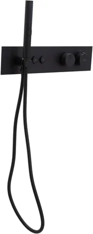Смеситель для ванны Allen Brau Liberty 5.33010-31 (с внутренней частью, 2 хода) черный матовый