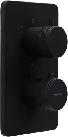 Смеситель для ванны Allen Brau Priority 5.31314-31 (с внутренней частью, 3 выхода) черный матовый