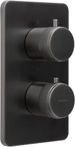Смеситель для ванны Allen Brau Priority 5.31314-MG (с внутренней частью, 3 выхода) графит браш