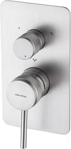 Смеситель для ванны Allen Brau Priority 5.31A11-BN (с внутренней частью, 3 выхода) никель