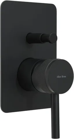 Смеситель для душа Allen Brau Priority X2 5.31011-31 (с внутренней частью, 2 выхода) черный матовый