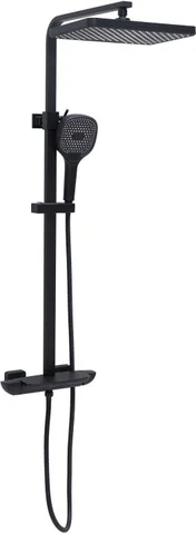 Душевая стойка Allen Brau Infinity 5.21030-31 черный матовый