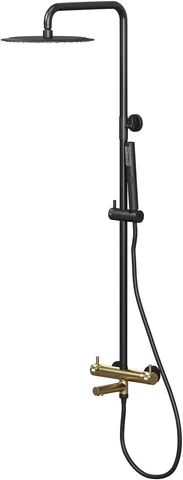 Душевая стойка Allen Brau Priority 5.31A10-31GB черный/золото