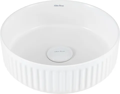 Раковина накладная Allen Brau Fantasy Line 36 4.11032.21 белый матовый
