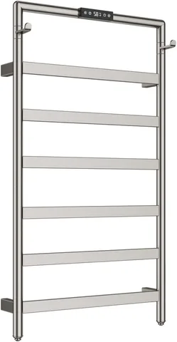 Полотенцесушитель электрический Allen Brau Eclipse 86,2x47,5 7.E1000-BN никель браш
