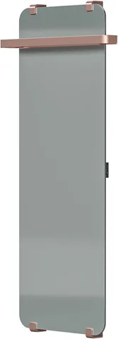 Полотенцесушитель электрический Allen Brau Infinity 120x44 с рейлингом 2.0 и креплением, медь браш