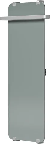 Полотенцесушитель электрический Allen Brau Infinity 120x44 с рейлингом 2.0 и креплением, серебро браш