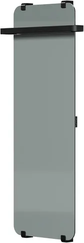Полотенцесушитель электрический Allen Brau Infinity 120x44 с рейлингом 2.0 и креплением, черный матовый