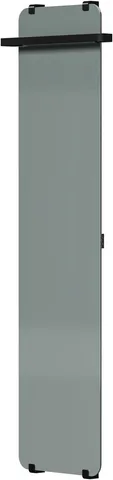 Полотенцесушитель электрический Allen Brau Infinity 180x44 с рейлингом 2.0 и креплением, черный матовый