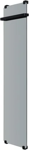 Полотенцесушитель электрический Allen Brau Infinity 180x44 с рейлингом и креплением, черный браш