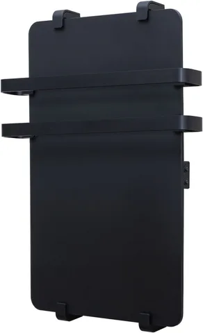 Полотенцесушитель электрический Allen Brau Infinity 60x44 с рейлингом 2.0 и креплением, черный матовый